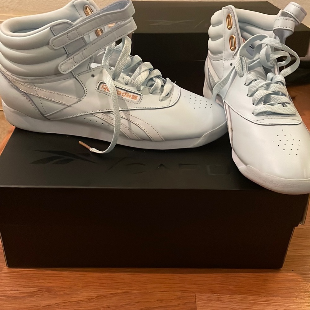 Women’s Reebok Cardi B Freestyle Hi Casual Shoes